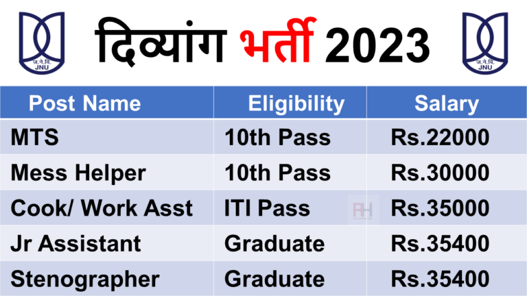 JNU Recruitment 2023